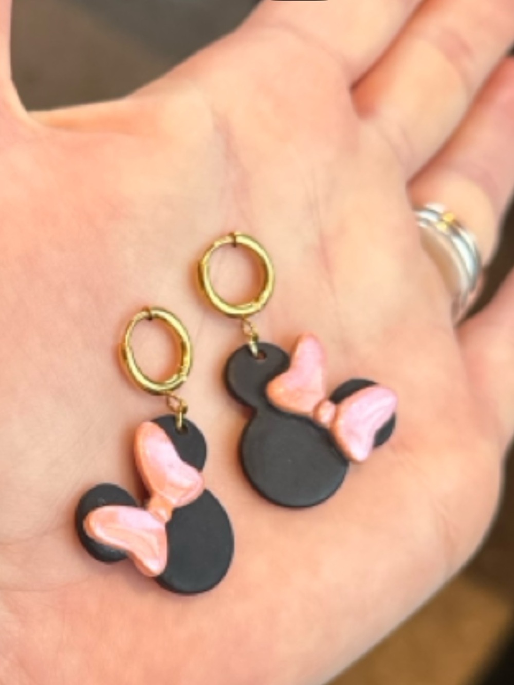 Mouse Inspired Halloween Earrings | Orange Bow Dangle Earrings | parade apparel